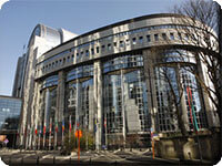 Le Parlement européen<br />bâtiment P.-H. Spaak - Bruxelles