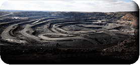 mine d'extraction des terres rares